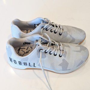 NOBULL White Camo Trainers | Men's | Size 9.5